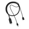 2 in 1 1080P USB Female to HDMI Male HDTV Adapter Cable Cord for IPhone Android