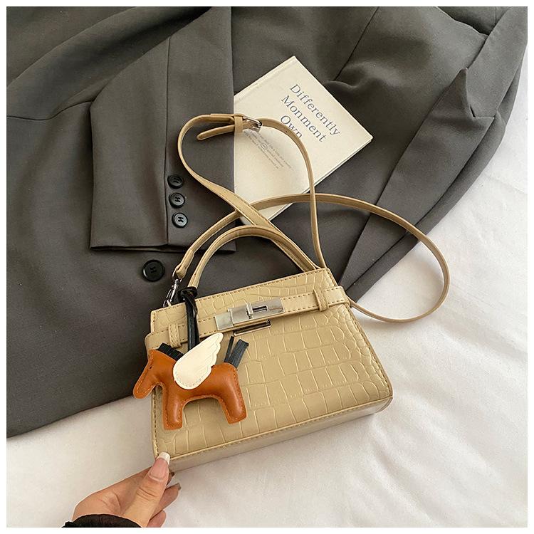 Borsa Estiva, Temperamento Donna con Fantasia Coccodrillo, Singola Spalla a Tracolla, Senso di Lusso, Borsa di Nicchia per il Pendolarismo
