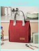 Modern Minimalist Oxford Cloth Vertical Portable Tourmaline Bento Bag Insulated Bag Lunch Box Large Capacity Bento Bag