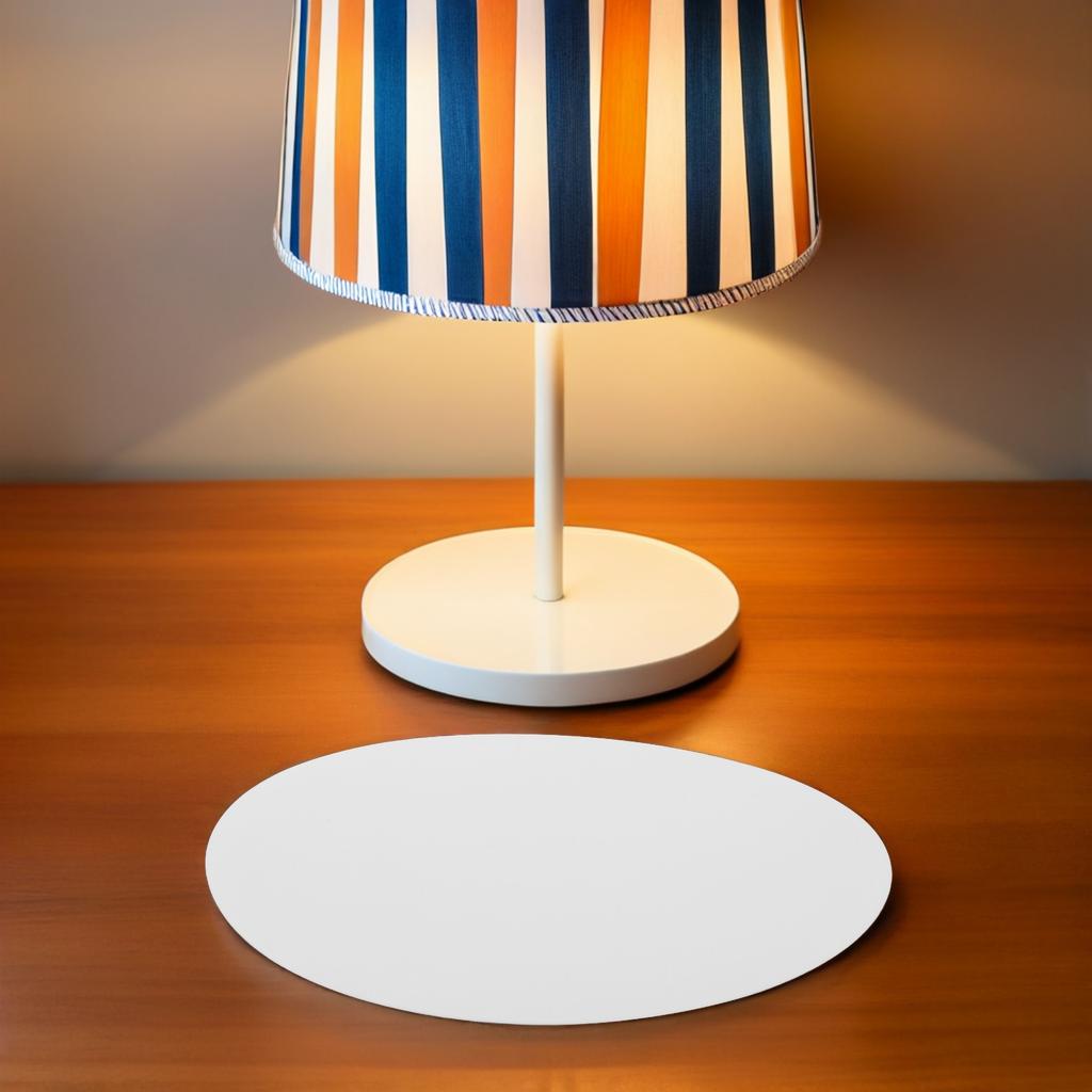 12.6" Round Ceiling Diffuser: Acrylic Flat Circular Lamp Shade For Softened Lighting Dazzle-Proof Heat-Resistant Light Cover,