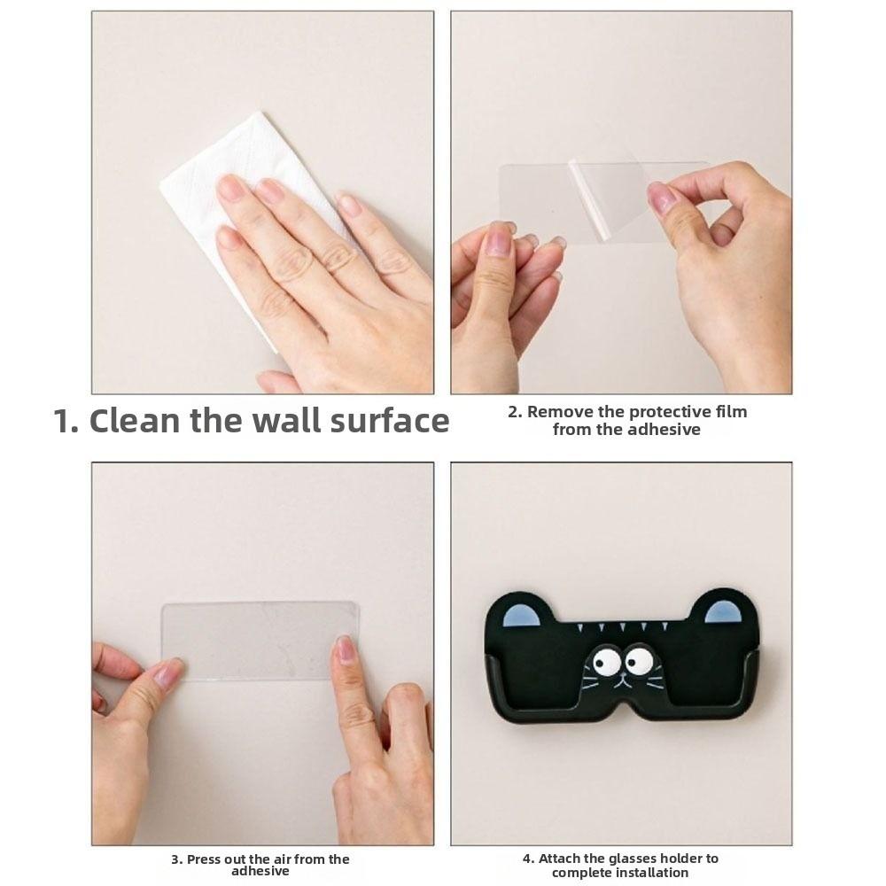 Portable Sun-glasses Display Holder Wall Mounted Glasses Storage Rack  Wardrobe Decoration