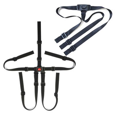 Ceinture de sécurité pour chaise de salle à manger pour bébé Ceinture de chaise d'alimentation pour bébé à 3/5 points Accessoires pour poussette pour bébé Ceintures pour chaise haute pour poussette