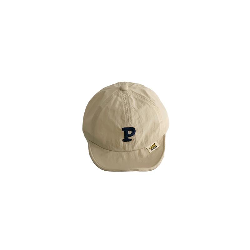 Baby Summer Sun Protection Cap Infant Letter Baseball Hat Kids UV Shield Visor For Boys And Girls