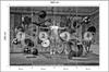 Photomural Woman Floating Between Sports Equipment Structural Vinyl 360x240
