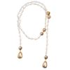 Fashionable Style Chain Necklace Luxury Design Pearl Bead Necklace  European Style