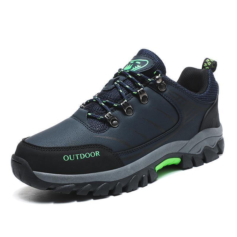Hiking Shoes Men Outdoor Lace-up Anti-slip Wear-resistant Low-top Shoes Men Shock-absorbing Breathable Casual Sports Shoes Men