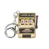 Creative Mini Fruit Slot Machine Keychain - Palm-Sized Digital Lottery Toy Simulation Model