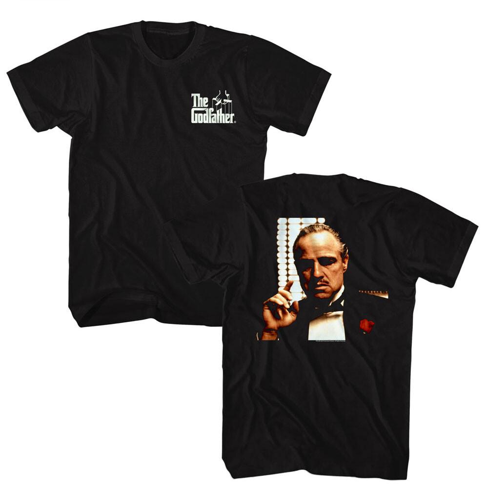 The Godfather Movie Logo Don Vito Corleone Bust Photo Men T Shirt L