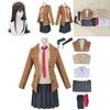 Premium Seishun Buta Yarou Wa Bunny Girl Sakurajima Mai Cosplay Costume Full Set Outfit For Captivating Parties And Events