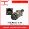 Heavy Duty 9-Pin US Standard Plug & Socket Connector MS3106A24-11S/MS3102A24-11P