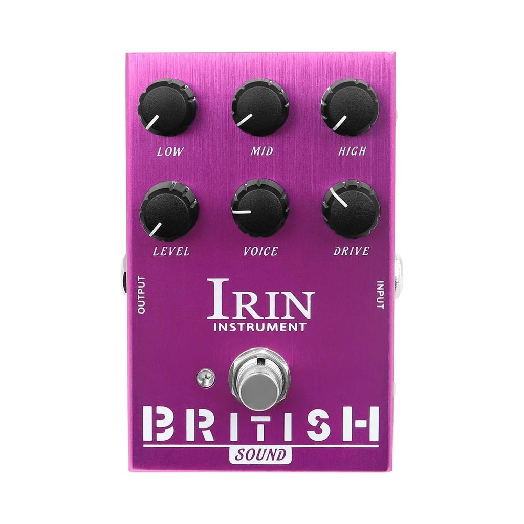 IRIN AN-31 Guitar Pedal British Sound Rock Amp Simulator Effect Brit-Rock Era BluesBreaker Overdrive Guitar Pedal with Adapter