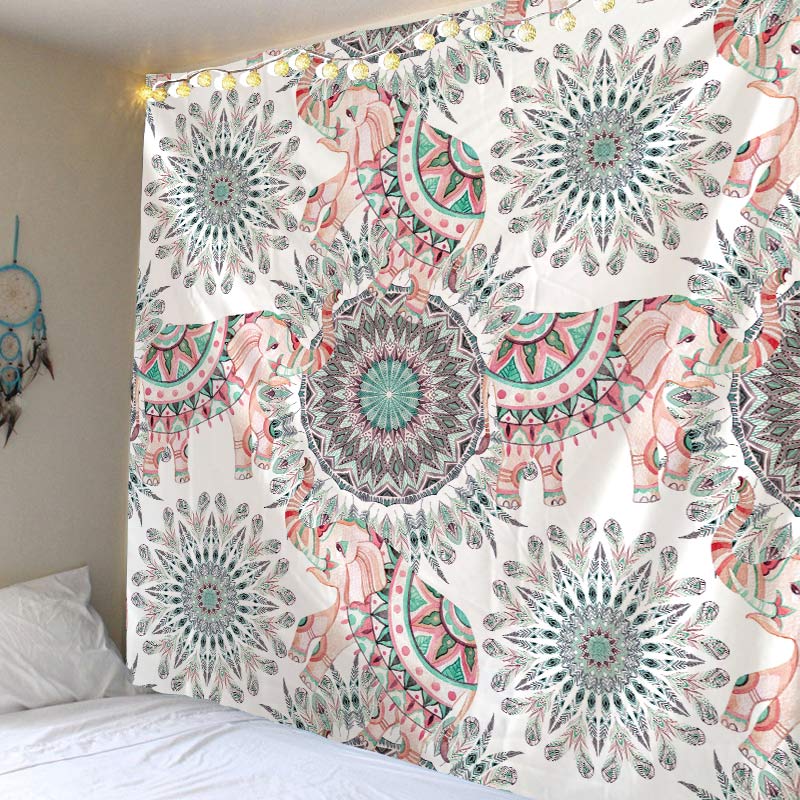 Mandala Psychedelic Tapestry Bohemian Wall Hanging Decor Blanket Indian Style Yoga Sleeping Tapestry Mandala Wall Fabric