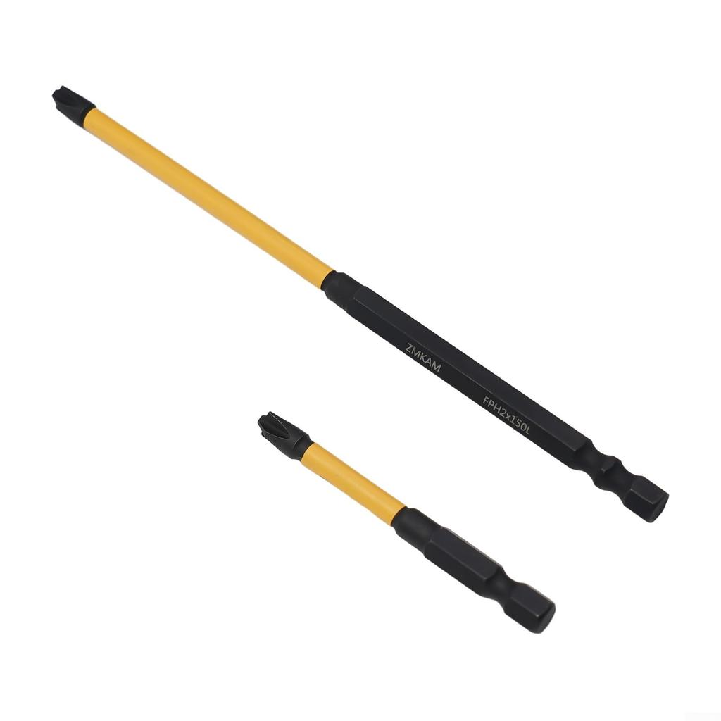 Screwdriver Bit 6.35mm Shank Black&yellow For Electric Drills