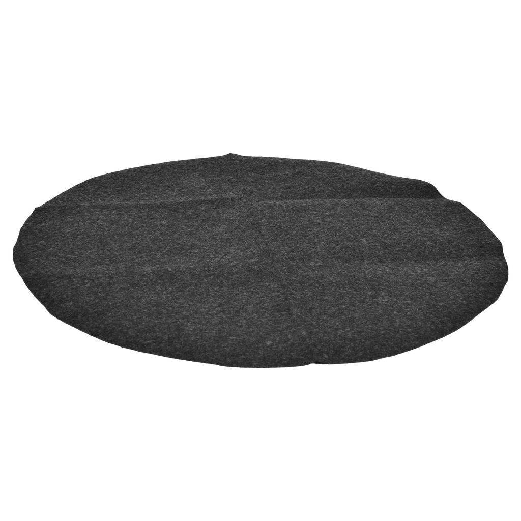 Barbecue Mat PE Oven Floor Mat Round Barbecue Mat BBQ OilProof and FlameRetardant 68cm X 68cm