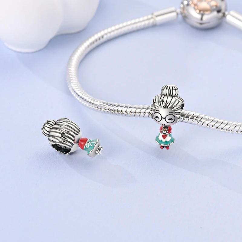 Charm Bead Charms Copper Warm Grandmother Family Affection Bead Charms Compatible With Charm Bead Charms Plata Authentic Bracelets Bead Charms Women J