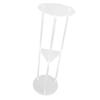 Side Table Modern Stable 3 Tier Round Acrylic Drink Table for Living Room Bedroom Bedside Transparen