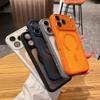 Shockproof Armor Clear Matte Magnetic Case for For Iphone 17 16 14 15 Pro Max For Charge Glass Lens ProtectIion Cover