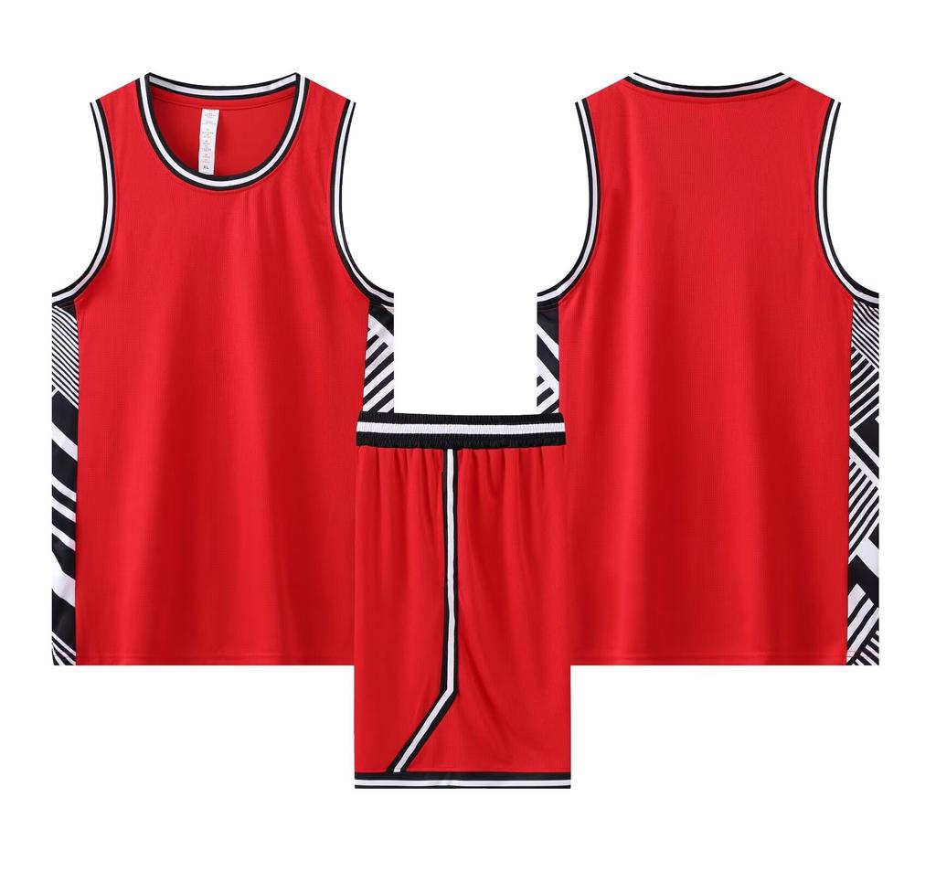 151 Basketball Jersey Set, Adult Children'S Clothing, Men'S Print, Competition Training Jersey, Jersey With Pockets On Both Sides 3Xs-5Xl