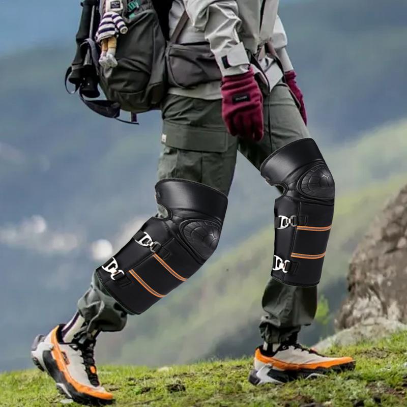 Mountain Bikes Knee Pads Waterproof Motorcycle Leg Guards Dirt Bikes Knee Guards Thickened Winter Knee Pads Motorcycle