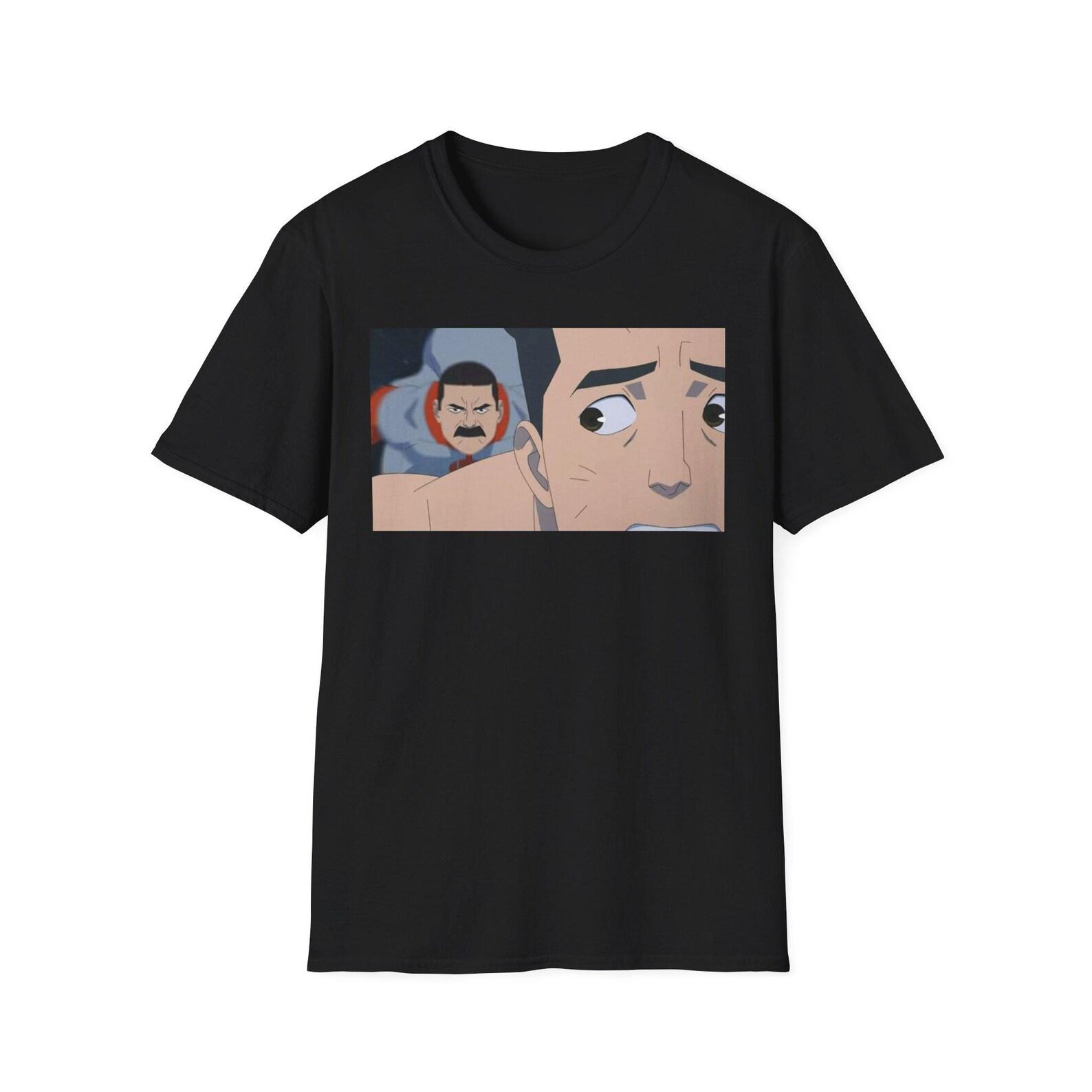 Invincible thragg chasing Invincible meme, Invincible,Invincible clothing, Graphic tshirts, Thragg tshirt M
