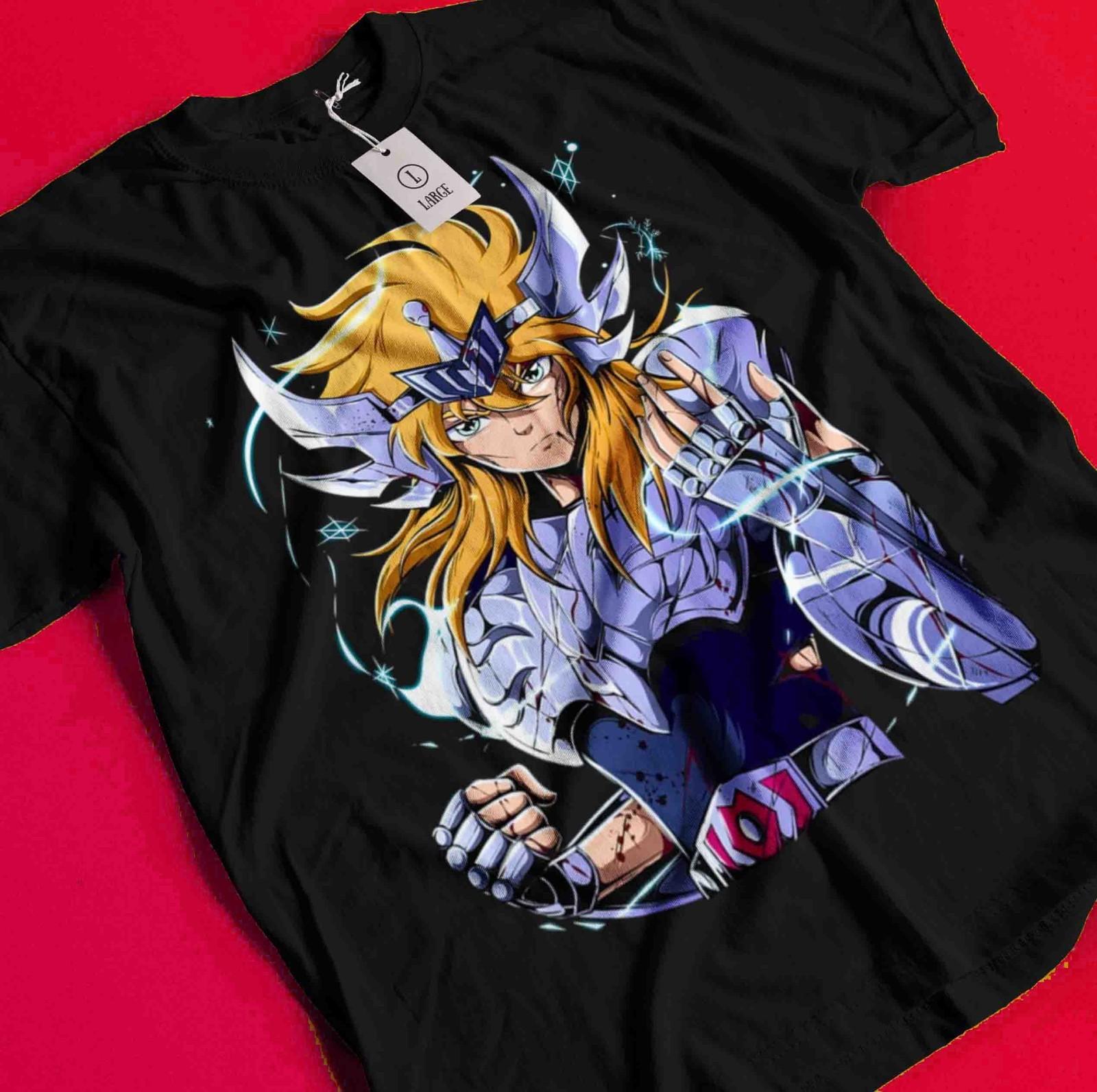 Футболка Saint Seiya Рыцари Зодиака Аниме Манга Хёга Топ Сюн Графическая футболка BB286 3XL