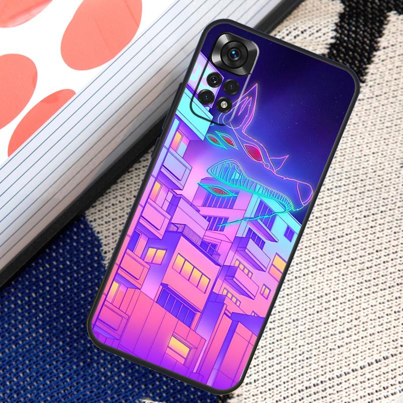 Pastel Japan Kyoto City Case For Xiaomi Redmi Note 12 8 9 10 11 Pro 9S 10S 11S 8T Redmi 10 12C 9C 10A 10C Coque
