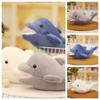 Fluffy Marine Animal Doll Soft Plush Stuffed Whale Toys Simulation Dolphin Plush Toy Home Decor