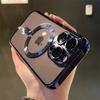 Luxury Transparent Magsafe Wireless Charging Case For iPhone 11 12 13 14 15 16 Pro Max Plus X XS XR Magnetic Soft Silicone Cove