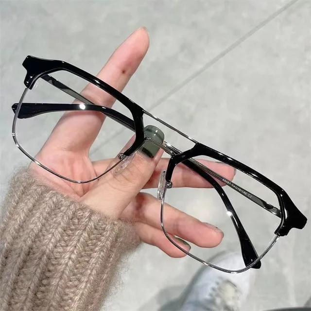 

Luxury Brand Square Black Frame Myopia Glasses Anti-blue Light Women Men Near Sight Eyeglasses Unisex Goggles Diopters 0 To -4.0 -100