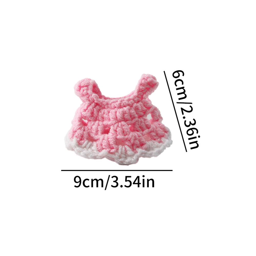 All Seasons Little Pet Golden Hamster Clothes Mini Woolen Knitted Skirt Mouse Costume Small Pet Vest Photography Clothing