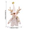 Santa Claus Doll Wine Bottle Cover Christmas Snowman Deer Doll Design Wine Bottle Cover Beer Bottle Topper Cover Decoration