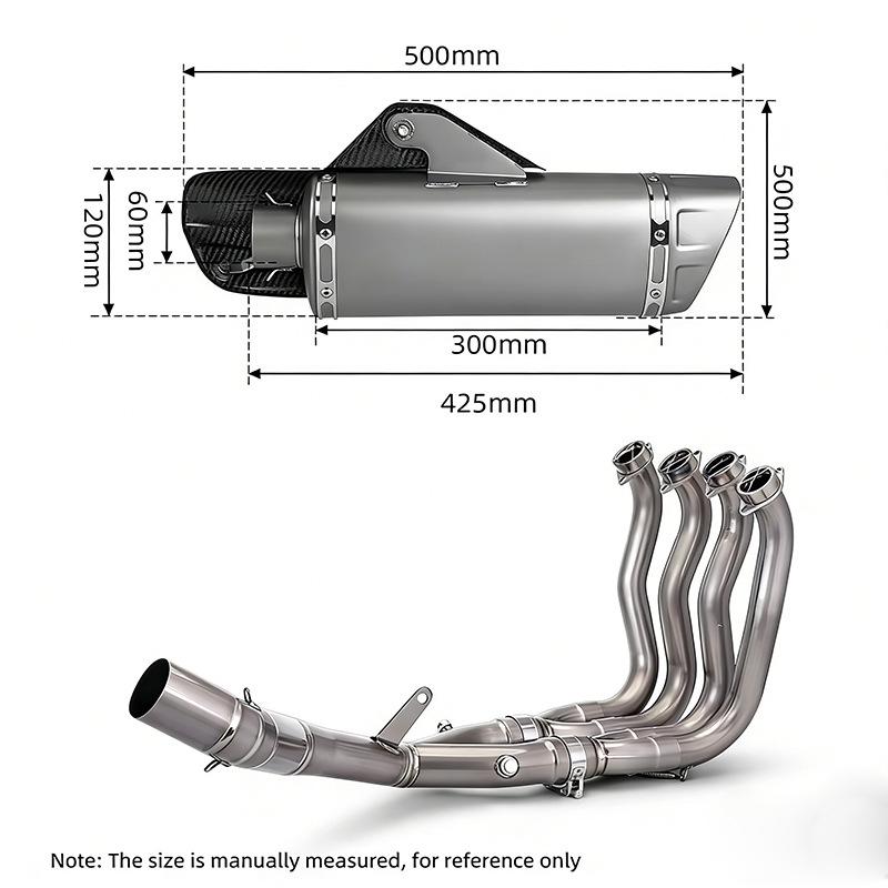 Yamaha YZF-R1 Titanium Alloy Exhaust System (Compatible with 2015-2025 Models)