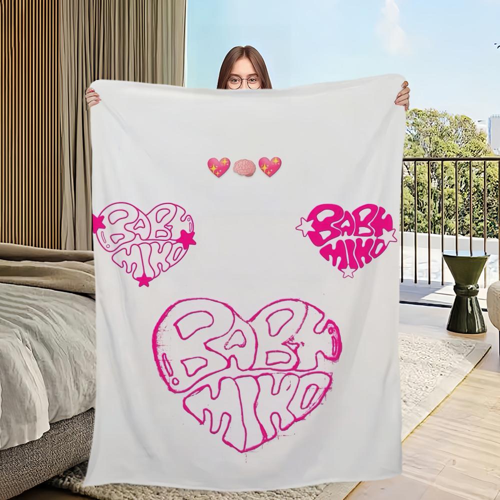

Singer Young Miko Atts Blanket Skin friendly comfort warm soft plush blanket suitable sofa living room office bedroom 75x90cm