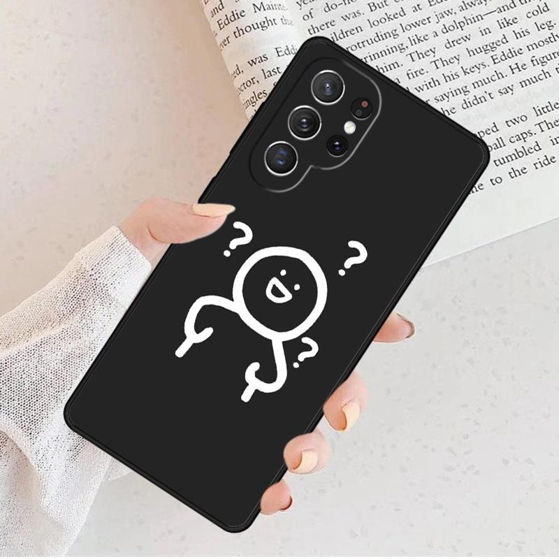Cartoon Pretty People Phone Case For Samsung Galaxy S25 S23 S30 S8 S21 S20 FE S24 S22 Note 10 20 S8 Plus lite Ultra