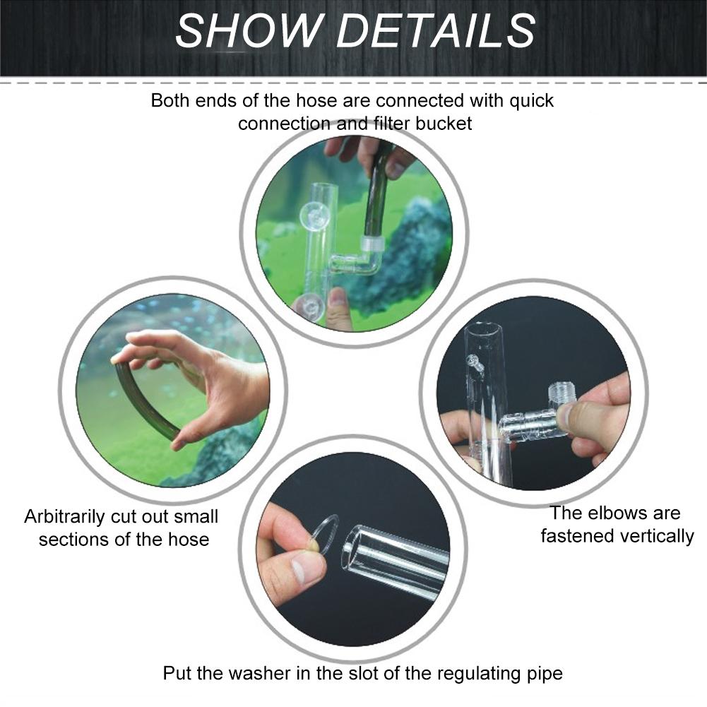 Aquarium Acrylic Transparent Efficient Oil Film Skimmer Remover Fish Tank Tool Accessory