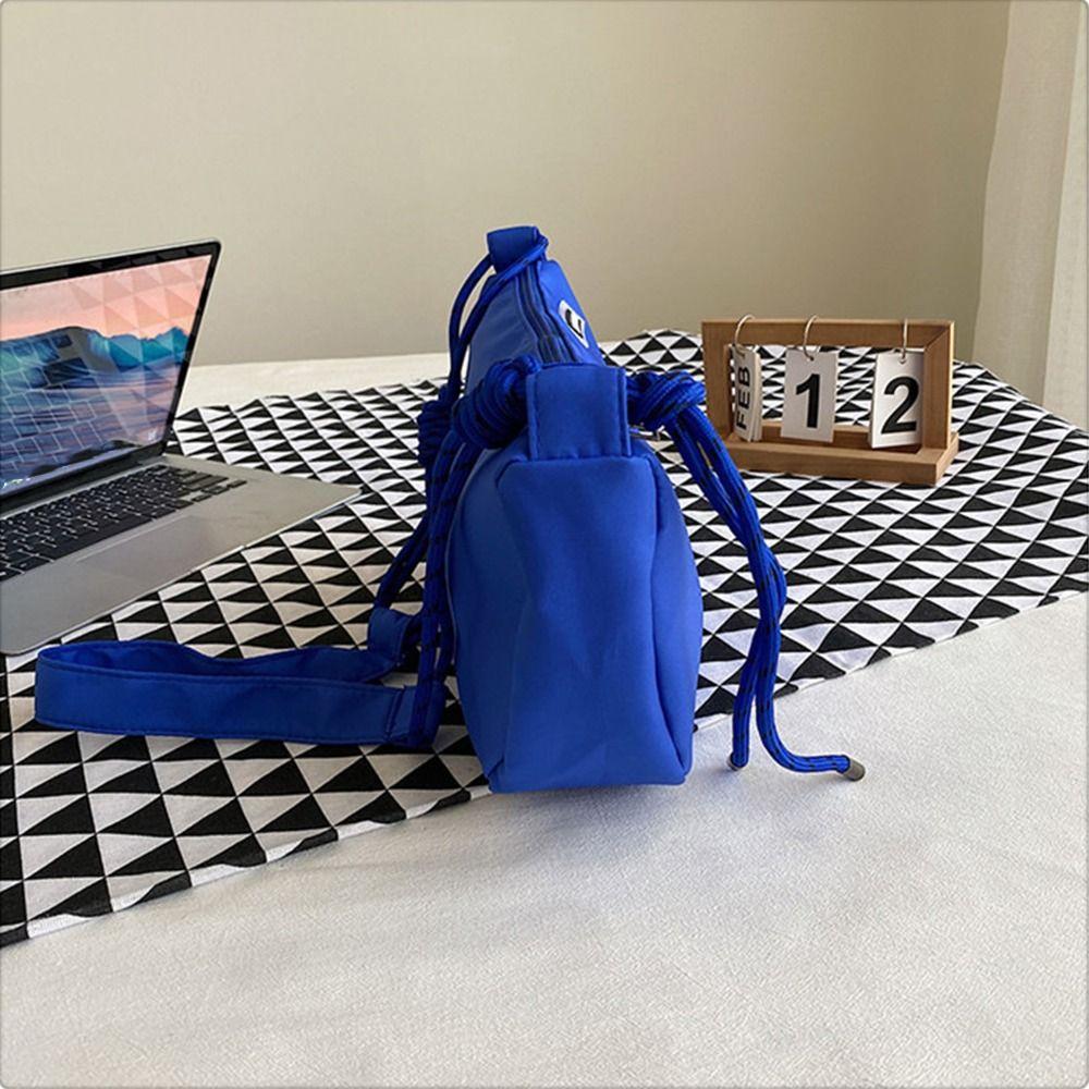 Casual Nylon Rope Nylon Crossbody Bag Casual Solid Color Shoulder Bag Multifunctional Fashion Dumpling Bag Travel