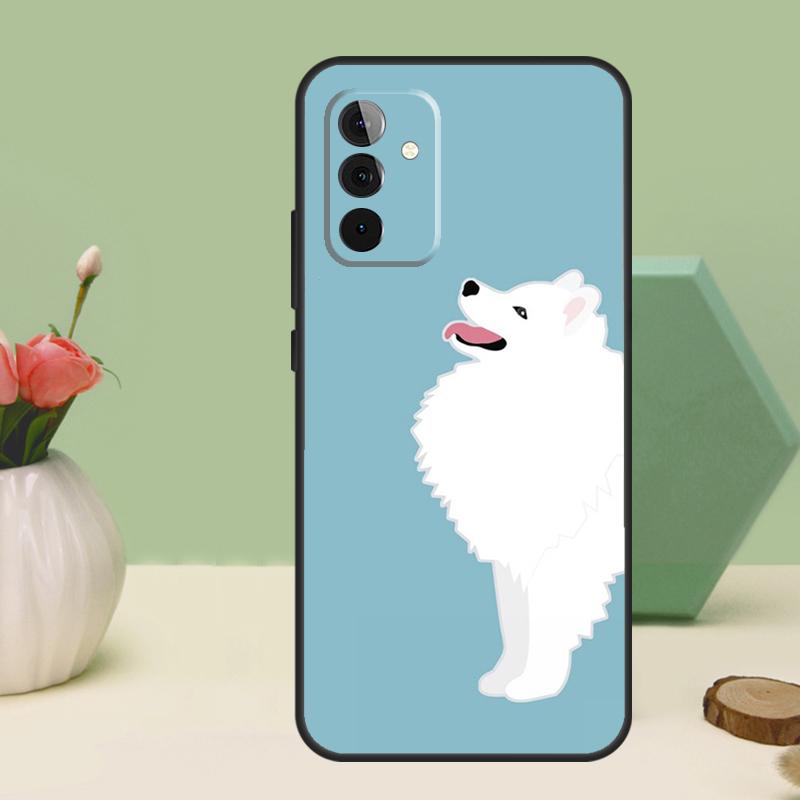 Japanese Spitz Dog For Samsung Galaxy A16 A55 A35 A15 A32 A12 A22 A52 A54 A34 A14 A56 A36 A26 A13 A53 A06 Case