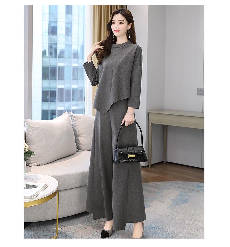 Autumn 2025 Women's Chic Slim Skirt and Pants Two-Piece Suit
