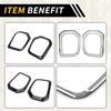 REPAIROCK 1 Set Fog Light Grille Cover Trim Front Lower Bumper Fog Light Cover