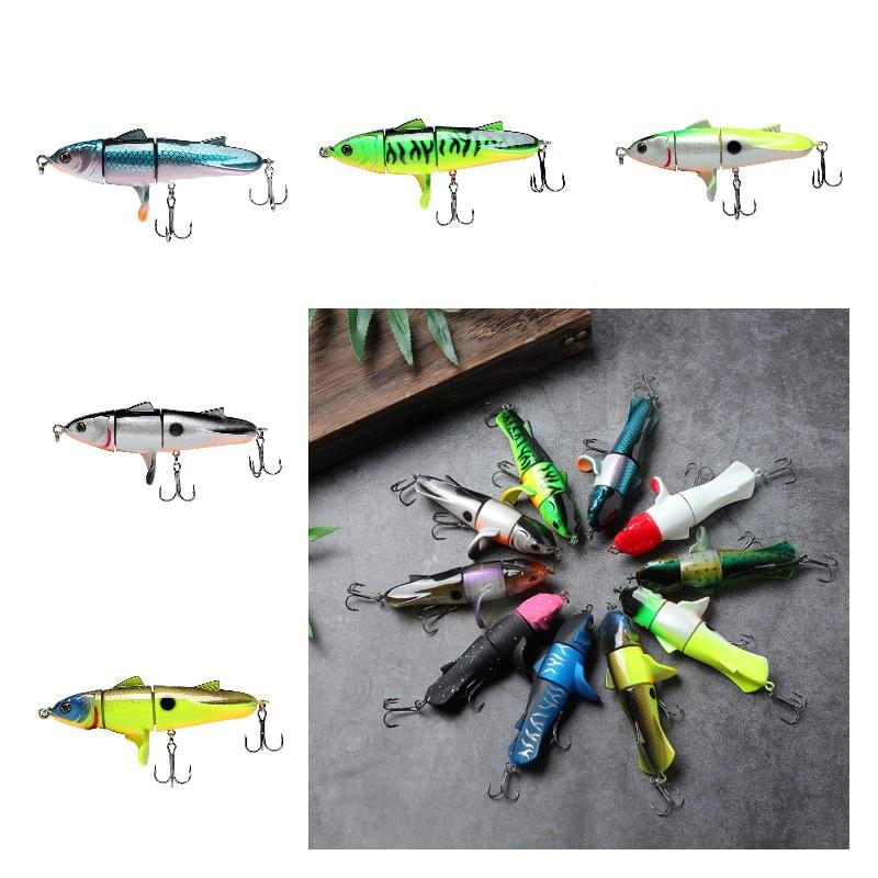 Bionic Ternary Lure Form Hard Bait Double Hook Fish Shape Abs Decoy Gear Fishing