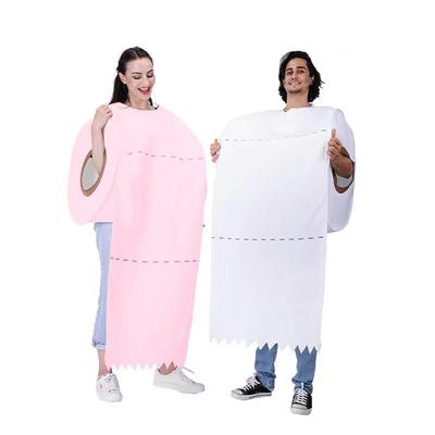Stage Costume for Toilet Paper Rolls Cosplay At Halloween Carnival