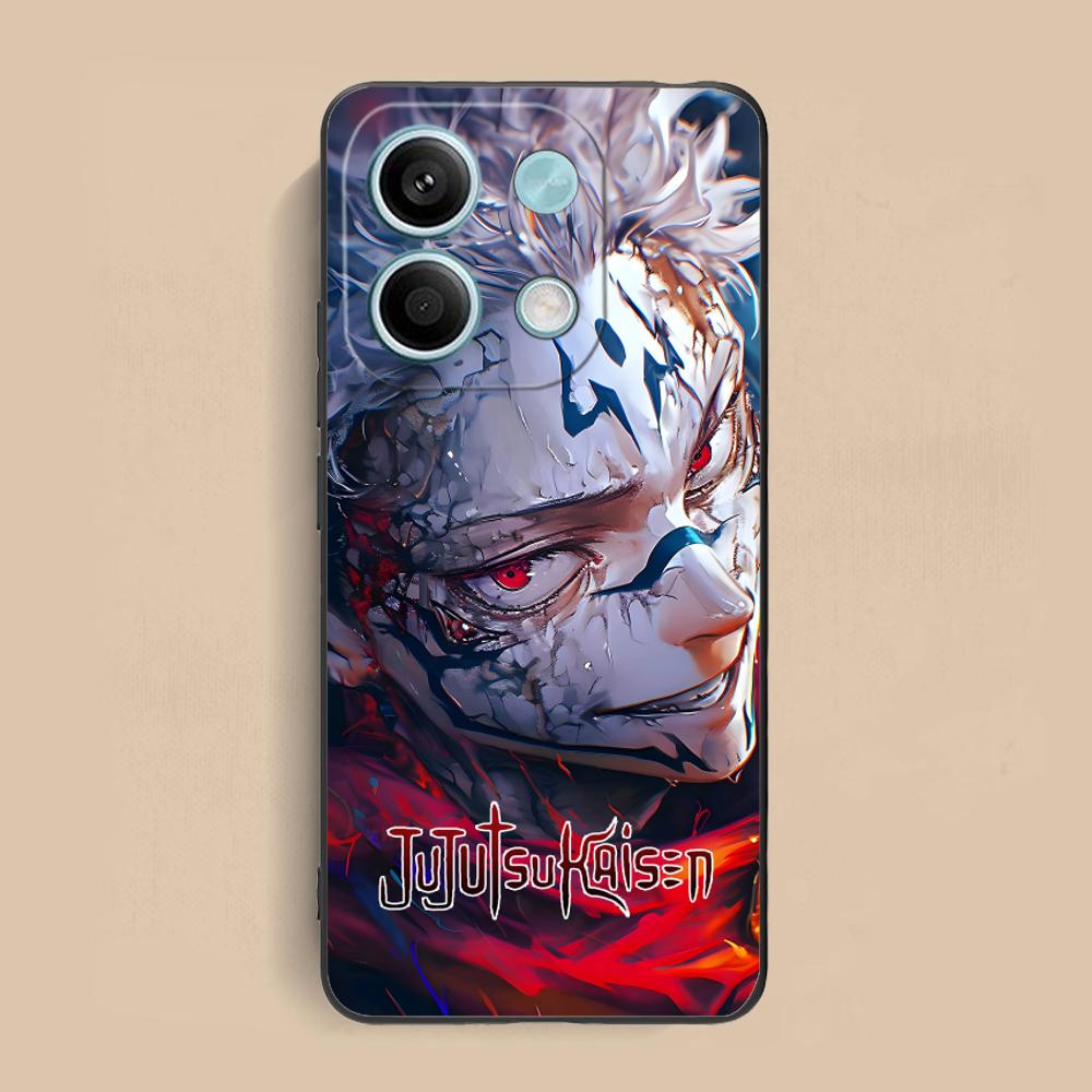 

Jujutsu Kaisen Sukuna Mobile Phone Case for Xiaomi Redmi Note 14 13 12 11 S Pro Plus 4G 5G Colour Printing Cover Pretty Luxury Redmi Note 11S 4G