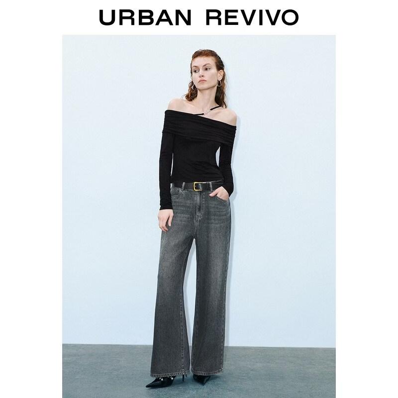UR 2026 Women s Washed Denim Trousers 29