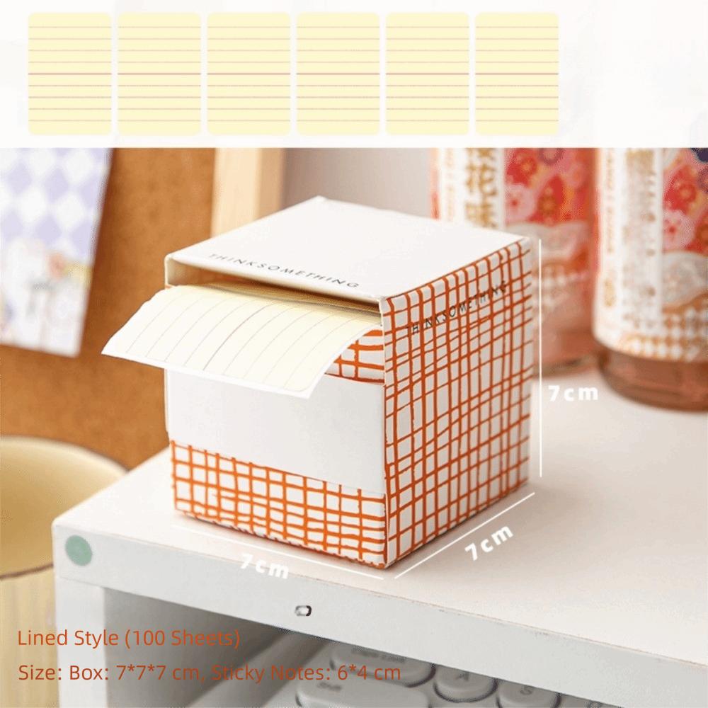 

Creative 100/250 Sheets/Roll Sticky Notes Tear-off Line Marking Pull-out Sticky Notes Adhesive Notes Student