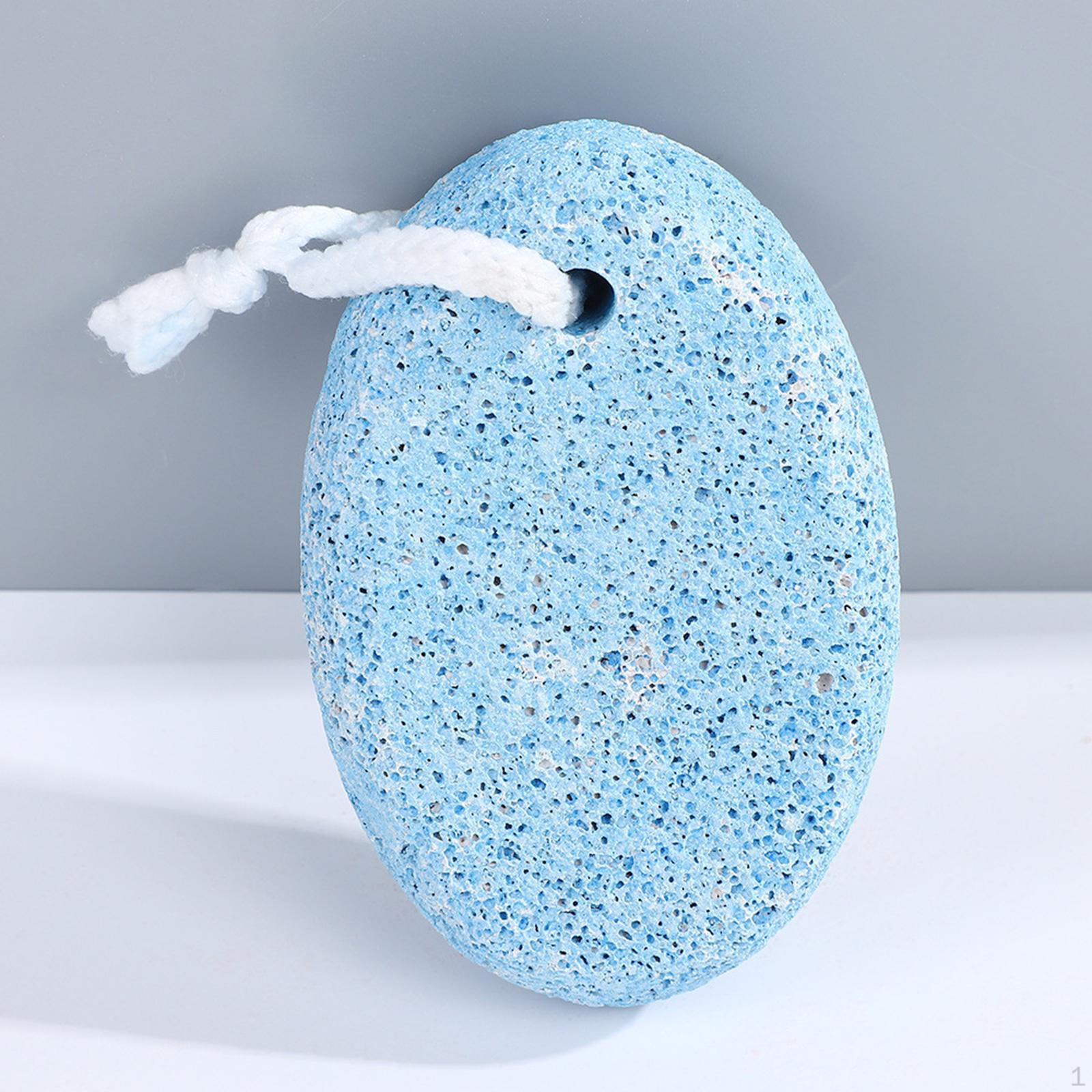 Натуральный вулканический скраб для ног для гладкой кожи синий