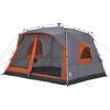 VidaXL Family Cabin Tent 7-Person Grey Orange Quick Pitch, Tent, Garden Tent, Outdoor Shelter 4004218