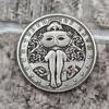 American Silver Coin, Can Be Blown, Silver Dollar, Skull Coin, Collectible, Silver Dollar