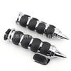 Vintage Harley Style Handlebar Grips Zinc Alloy Tip Caps 25mm 22mm Universal Motorcycle Accessories