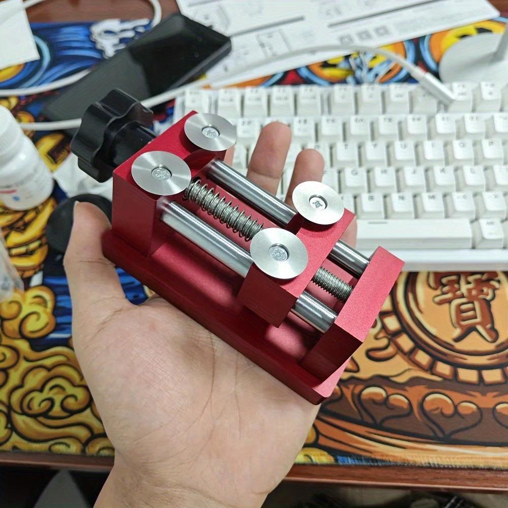 Lünettenentferner Uhrenlünettenentferner 4 Runde Klingen Öffner Uhrmacherwerkzeug für Reparatur Wartung Uhrenlünetten-Baffle-Entfernungswerkzeug.