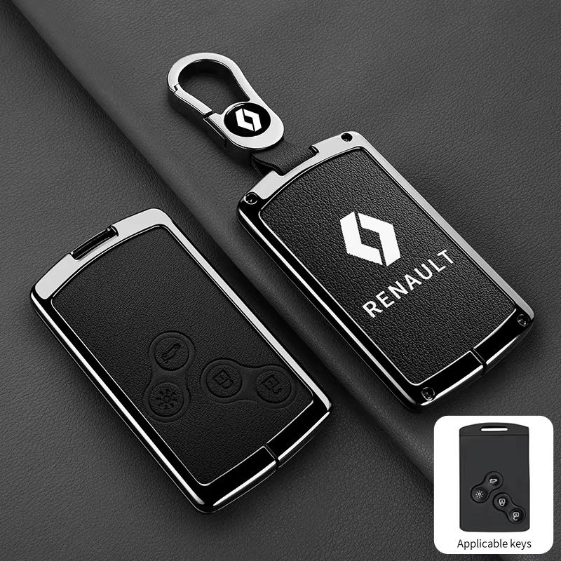 2026 Hot For Renault Hub Caps Car Key Case Cover Key Bag For Renault RS Scenic Clio Laguna 2 3 4 5 Kangoo Fluence Megane Trafic